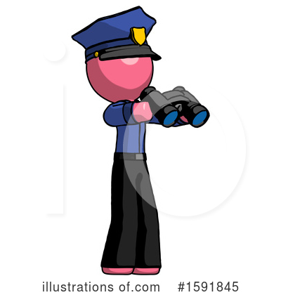 Royalty-Free (RF) Pink Design Mascot Clipart Illustration by Leo Blanchette - Stock Sample #1591845