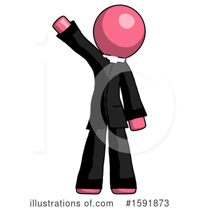 Royalty-Free (RF) Pink Design Mascot Clipart Illustration by Leo Blanchette - Stock Sample #1591873