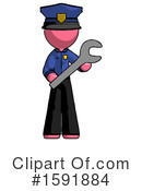 Pink Design Mascot Clipart #1591884 by Leo Blanchette