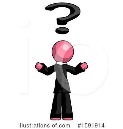 Royalty-Free (RF) Pink Design Mascot Clipart Illustration by Leo Blanchette - Stock Sample #1591914