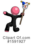 Pink Design Mascot Clipart #1591927 by Leo Blanchette