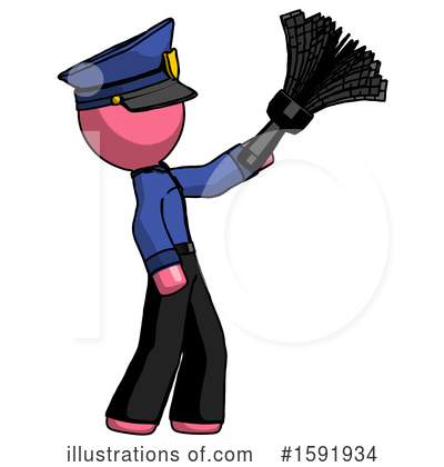 Royalty-Free (RF) Pink Design Mascot Clipart Illustration by Leo Blanchette - Stock Sample #1591934