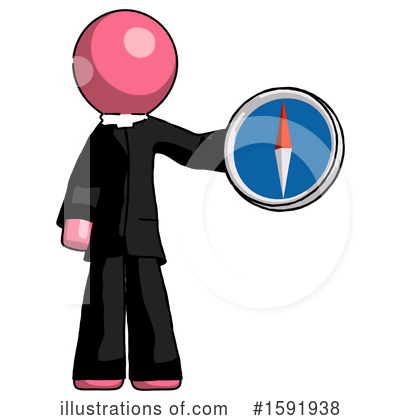 Royalty-Free (RF) Pink Design Mascot Clipart Illustration by Leo Blanchette - Stock Sample #1591938