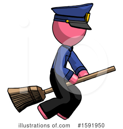 Royalty-Free (RF) Pink Design Mascot Clipart Illustration by Leo Blanchette - Stock Sample #1591950
