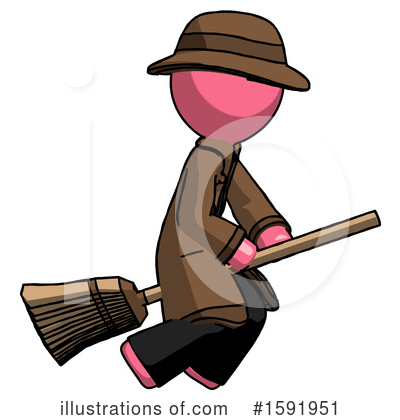Royalty-Free (RF) Pink Design Mascot Clipart Illustration by Leo Blanchette - Stock Sample #1591951