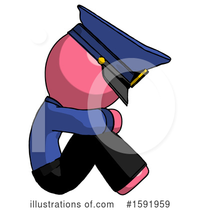 Royalty-Free (RF) Pink Design Mascot Clipart Illustration by Leo Blanchette - Stock Sample #1591959