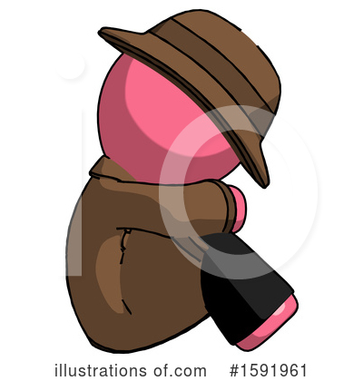 Royalty-Free (RF) Pink Design Mascot Clipart Illustration by Leo Blanchette - Stock Sample #1591961
