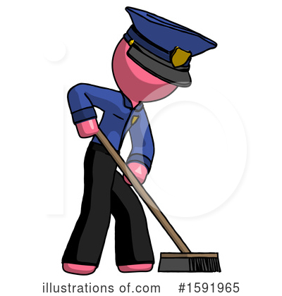 Royalty-Free (RF) Pink Design Mascot Clipart Illustration by Leo Blanchette - Stock Sample #1591965