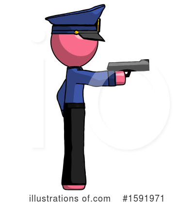 Royalty-Free (RF) Pink Design Mascot Clipart Illustration by Leo Blanchette - Stock Sample #1591971