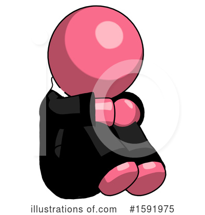 Royalty-Free (RF) Pink Design Mascot Clipart Illustration by Leo Blanchette - Stock Sample #1591975