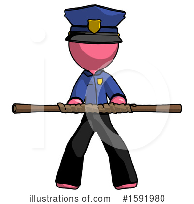 Royalty-Free (RF) Pink Design Mascot Clipart Illustration by Leo Blanchette - Stock Sample #1591980