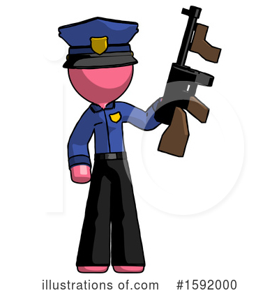Royalty-Free (RF) Pink Design Mascot Clipart Illustration by Leo Blanchette - Stock Sample #1592000