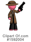 Pink Design Mascot Clipart #1592004 by Leo Blanchette