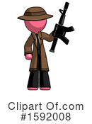 Pink Design Mascot Clipart #1592008 by Leo Blanchette