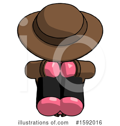 Royalty-Free (RF) Pink Design Mascot Clipart Illustration by Leo Blanchette - Stock Sample #1592016