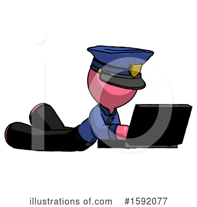 Royalty-Free (RF) Pink Design Mascot Clipart Illustration by Leo Blanchette - Stock Sample #1592077