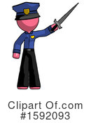 Pink Design Mascot Clipart #1592093 by Leo Blanchette