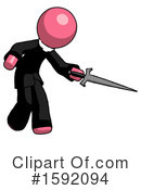 Pink Design Mascot Clipart #1592094 by Leo Blanchette