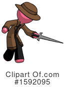 Pink Design Mascot Clipart #1592095 by Leo Blanchette