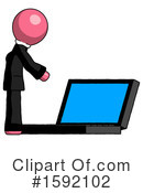 Pink Design Mascot Clipart #1592102 by Leo Blanchette
