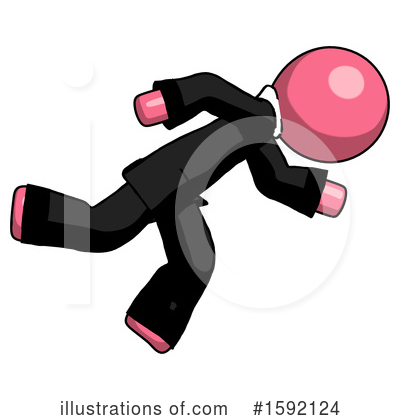 Royalty-Free (RF) Pink Design Mascot Clipart Illustration by Leo Blanchette - Stock Sample #1592124