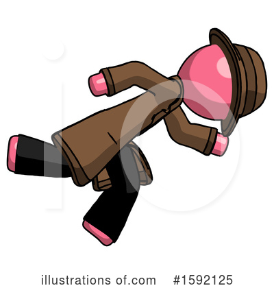 Royalty-Free (RF) Pink Design Mascot Clipart Illustration by Leo Blanchette - Stock Sample #1592125