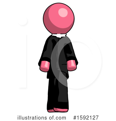 Royalty-Free (RF) Pink Design Mascot Clipart Illustration by Leo Blanchette - Stock Sample #1592127