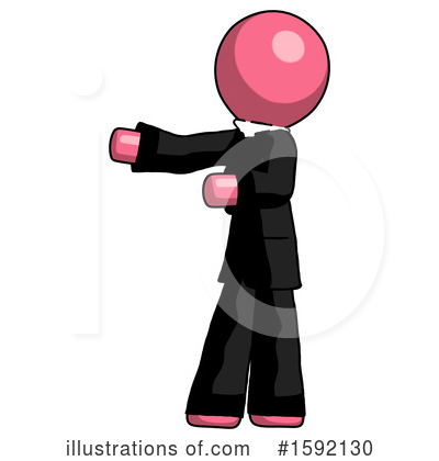 Royalty-Free (RF) Pink Design Mascot Clipart Illustration by Leo Blanchette - Stock Sample #1592130