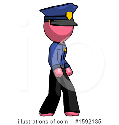 Royalty-Free (RF) Pink Design Mascot Clipart Illustration by Leo Blanchette - Stock Sample #1592135