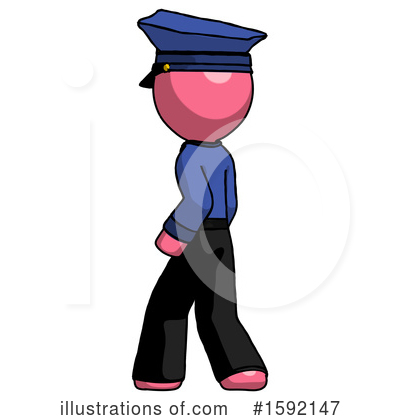 Royalty-Free (RF) Pink Design Mascot Clipart Illustration by Leo Blanchette - Stock Sample #1592147