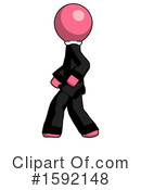Pink Design Mascot Clipart #1592148 by Leo Blanchette