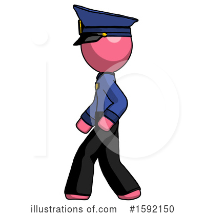 Royalty-Free (RF) Pink Design Mascot Clipart Illustration by Leo Blanchette - Stock Sample #1592150