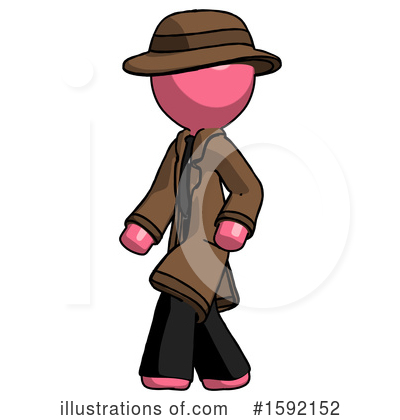 Royalty-Free (RF) Pink Design Mascot Clipart Illustration by Leo Blanchette - Stock Sample #1592152