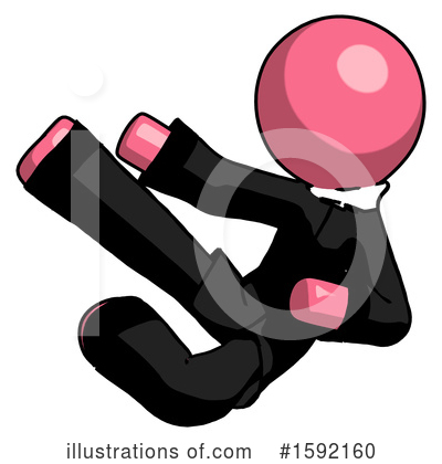 Royalty-Free (RF) Pink Design Mascot Clipart Illustration by Leo Blanchette - Stock Sample #1592160