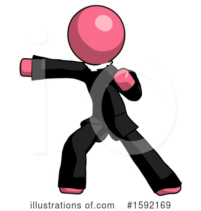 Royalty-Free (RF) Pink Design Mascot Clipart Illustration by Leo Blanchette - Stock Sample #1592169