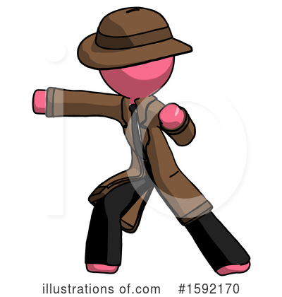 Royalty-Free (RF) Pink Design Mascot Clipart Illustration by Leo Blanchette - Stock Sample #1592170