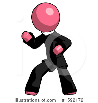 Royalty-Free (RF) Pink Design Mascot Clipart Illustration by Leo Blanchette - Stock Sample #1592172