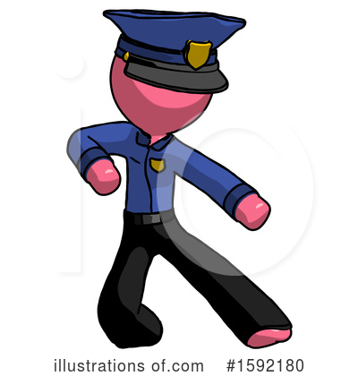 Royalty-Free (RF) Pink Design Mascot Clipart Illustration by Leo Blanchette - Stock Sample #1592180