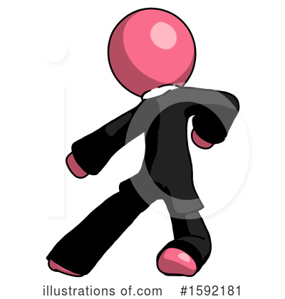 Royalty-Free (RF) Pink Design Mascot Clipart Illustration by Leo Blanchette - Stock Sample #1592181