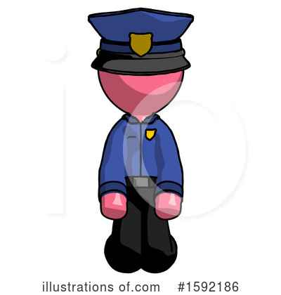 Royalty-Free (RF) Pink Design Mascot Clipart Illustration by Leo Blanchette - Stock Sample #1592186