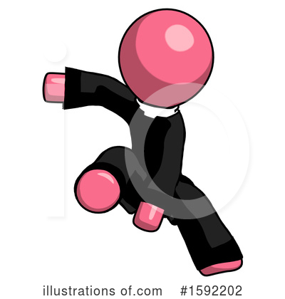 Royalty-Free (RF) Pink Design Mascot Clipart Illustration by Leo Blanchette - Stock Sample #1592202