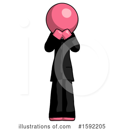 Royalty-Free (RF) Pink Design Mascot Clipart Illustration by Leo Blanchette - Stock Sample #1592205