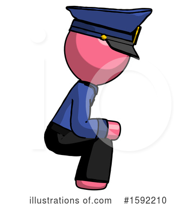 Royalty-Free (RF) Pink Design Mascot Clipart Illustration by Leo Blanchette - Stock Sample #1592210