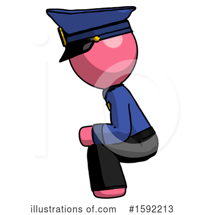Royalty-Free (RF) Pink Design Mascot Clipart Illustration by Leo Blanchette - Stock Sample #1592213