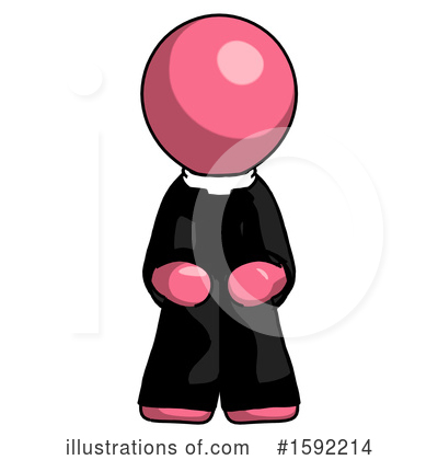 Royalty-Free (RF) Pink Design Mascot Clipart Illustration by Leo Blanchette - Stock Sample #1592214