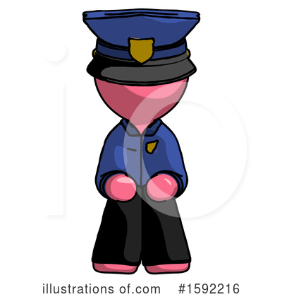 Royalty-Free (RF) Pink Design Mascot Clipart Illustration by Leo Blanchette - Stock Sample #1592216