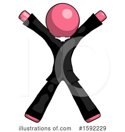 Royalty-Free (RF) Pink Design Mascot Clipart Illustration by Leo Blanchette - Stock Sample #1592229