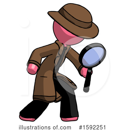 Royalty-Free (RF) Pink Design Mascot Clipart Illustration by Leo Blanchette - Stock Sample #1592251