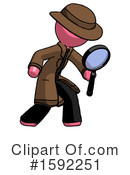 Pink Design Mascot Clipart #1592251 by Leo Blanchette