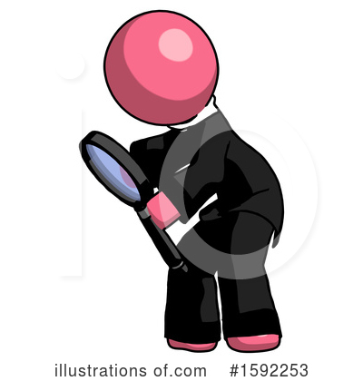 Royalty-Free (RF) Pink Design Mascot Clipart Illustration by Leo Blanchette - Stock Sample #1592253